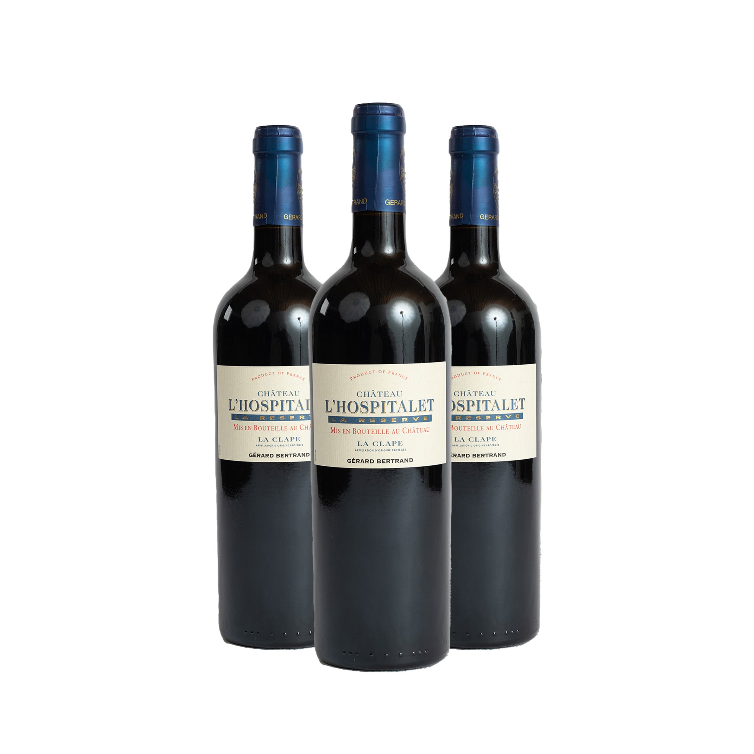 Château l'Hospitalet La Réserve Rouge 75cl 2022 Lot 3 bouteilles 75cl - Gérard Bertrand