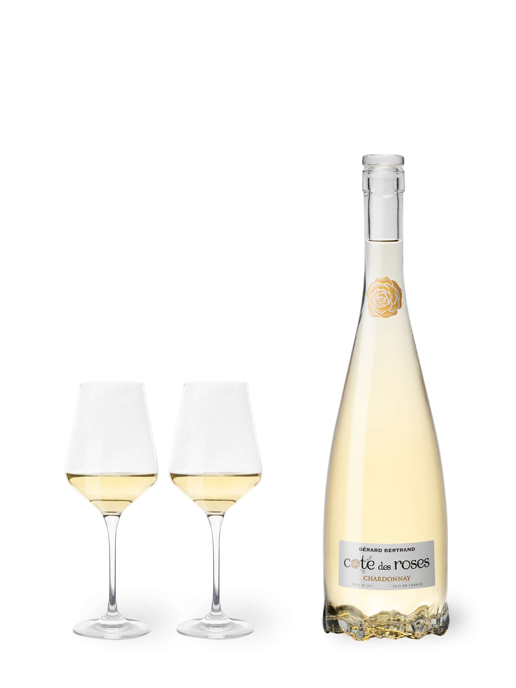 Cote des Roses chardonnay vin blanc demi bouteille 37,5cl 2022 - Gérard Bertrand