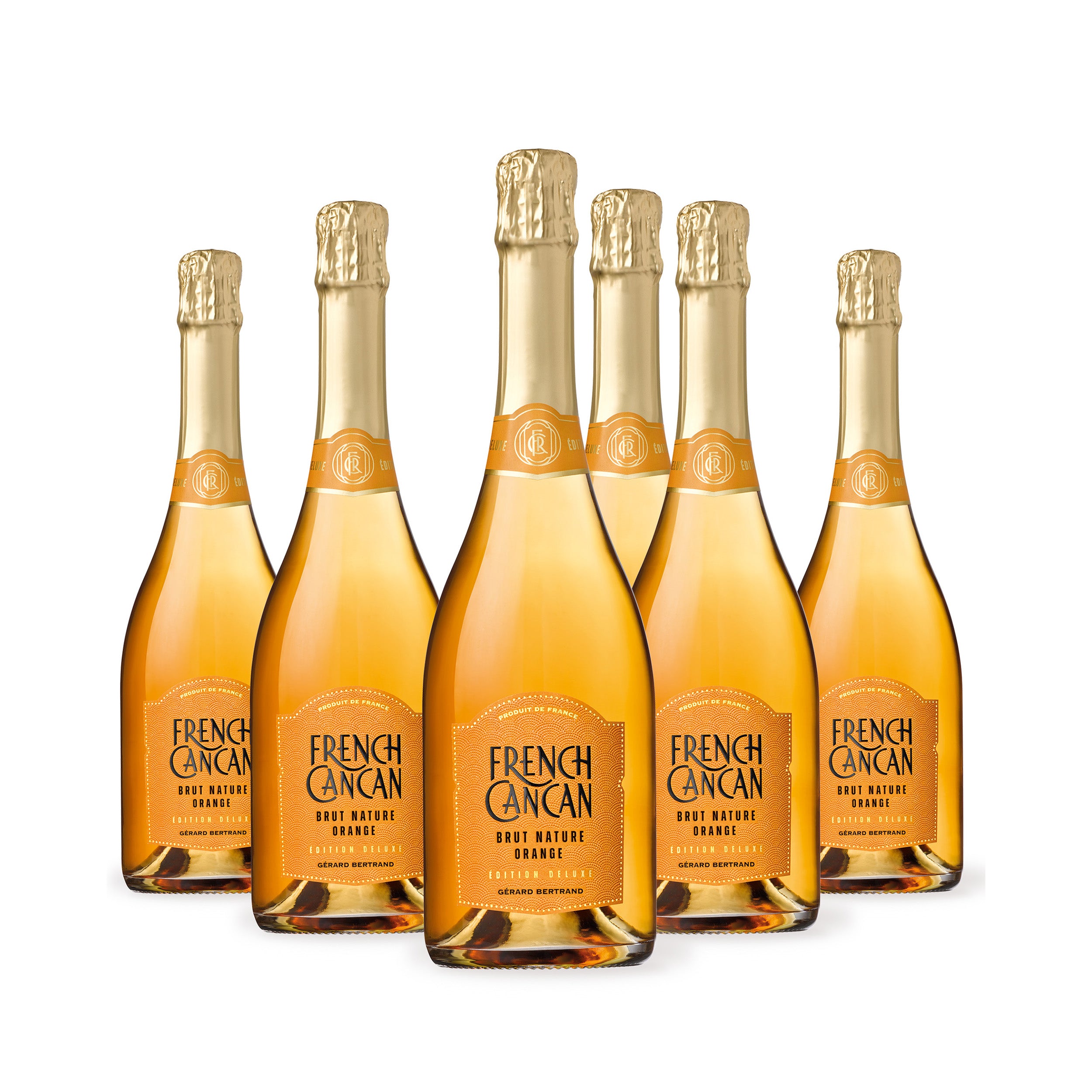 French Cancan Brut Orange Bio 2023 Lot 6 bouteilles 75cl - Gérard Bertrand