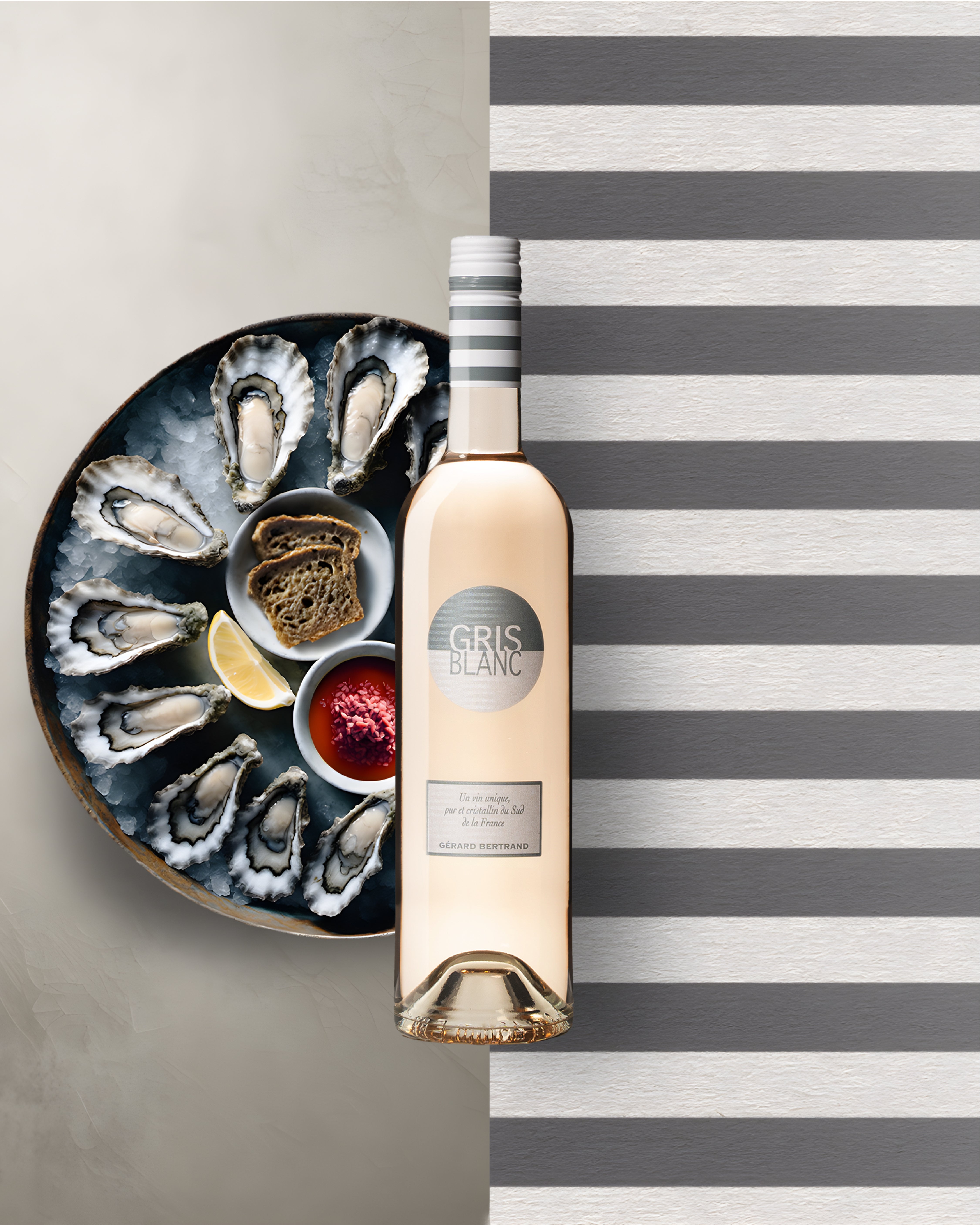 Gris Blanc avec bouchon 2024 75cl lot 6 bouteilles 75cl - Gérard Bertrand