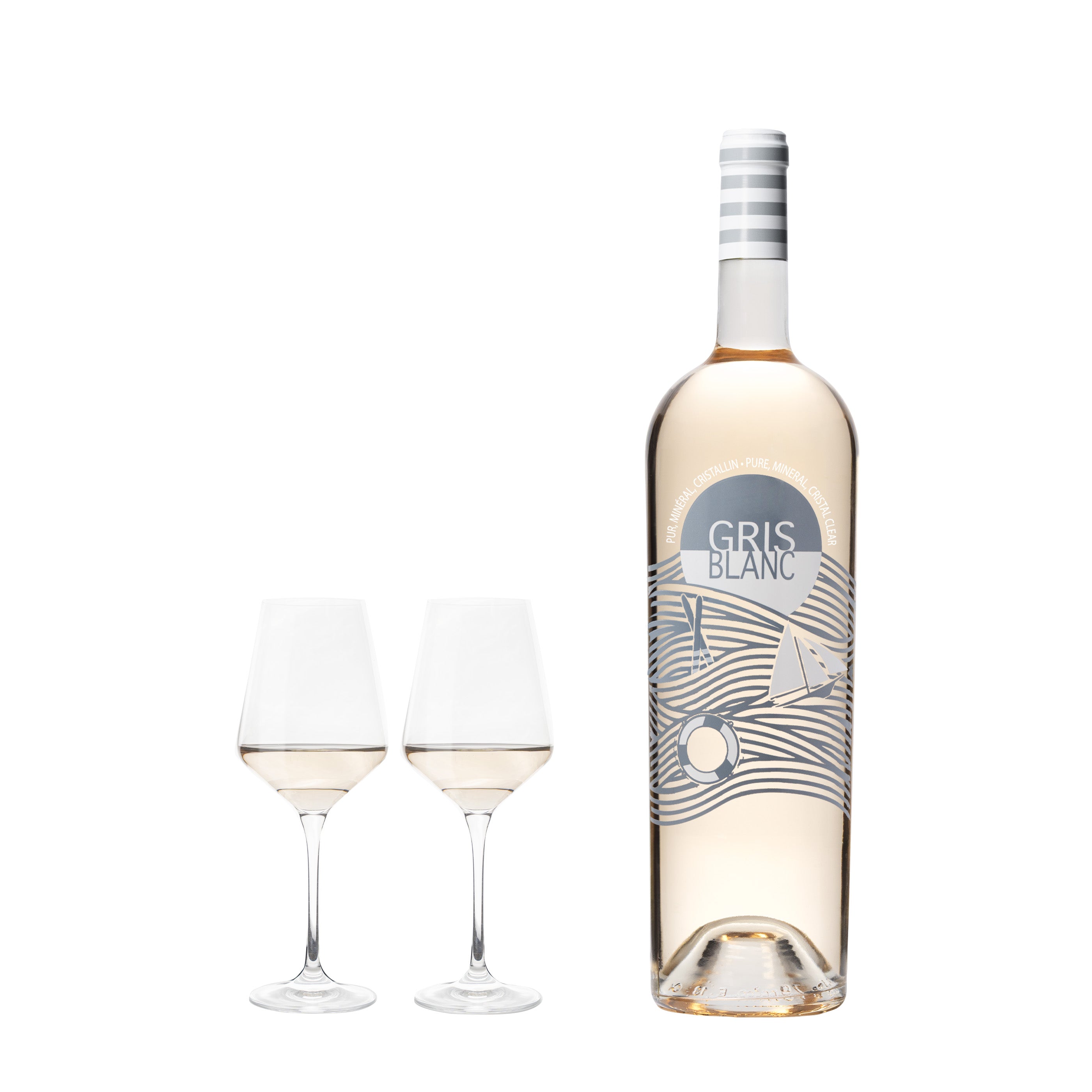 Gris Blanc vin rosé bio 2024 Magnum 150cl Edition limitée 20 ans