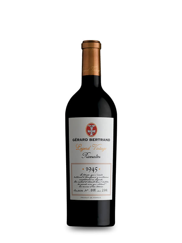 Legend Vintage Vins Doux Naturels 1945 Rivesaltes 75cl - Gérard Bertrand
