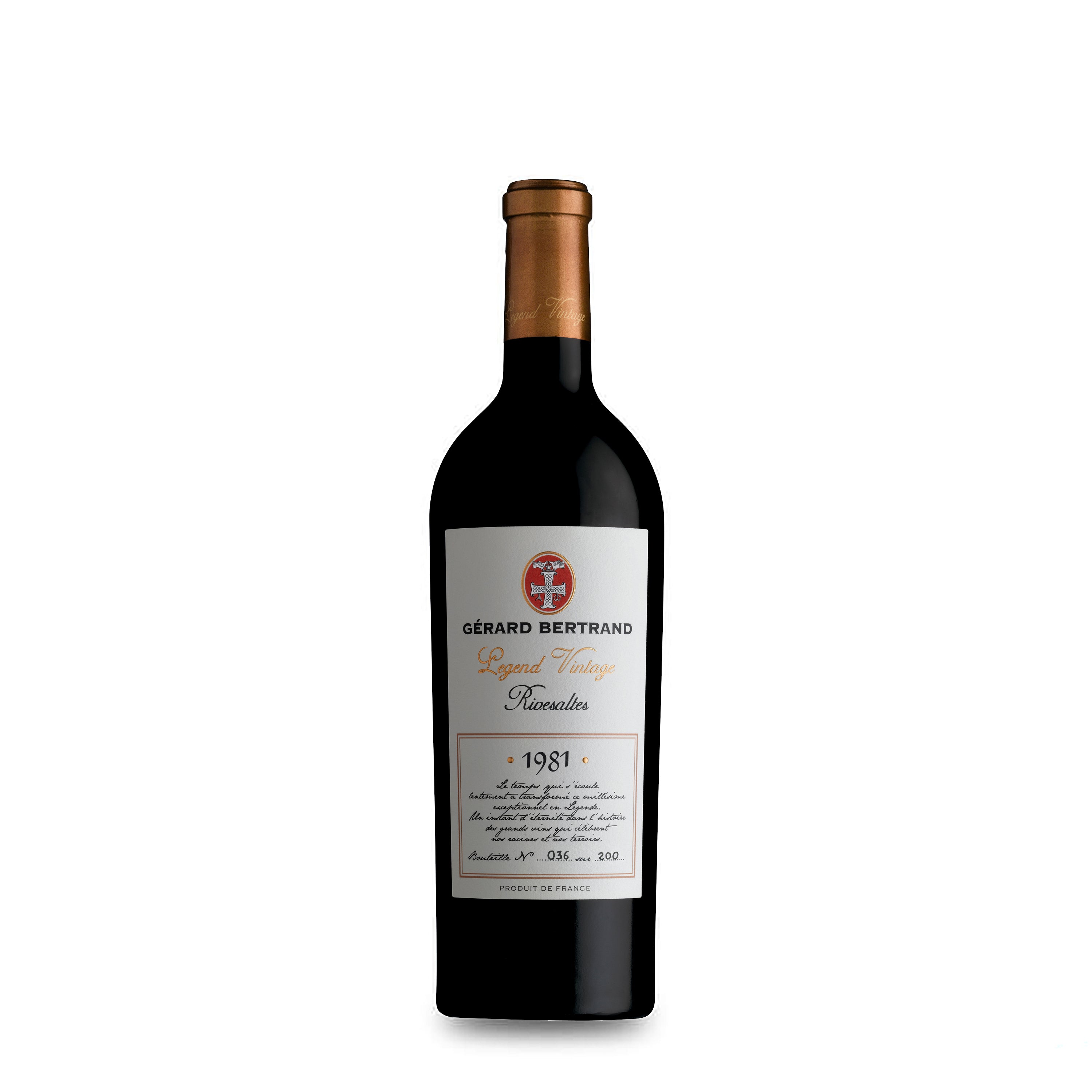 Legend Vintage 1979 Vins Doux Naturels Rivesaltes