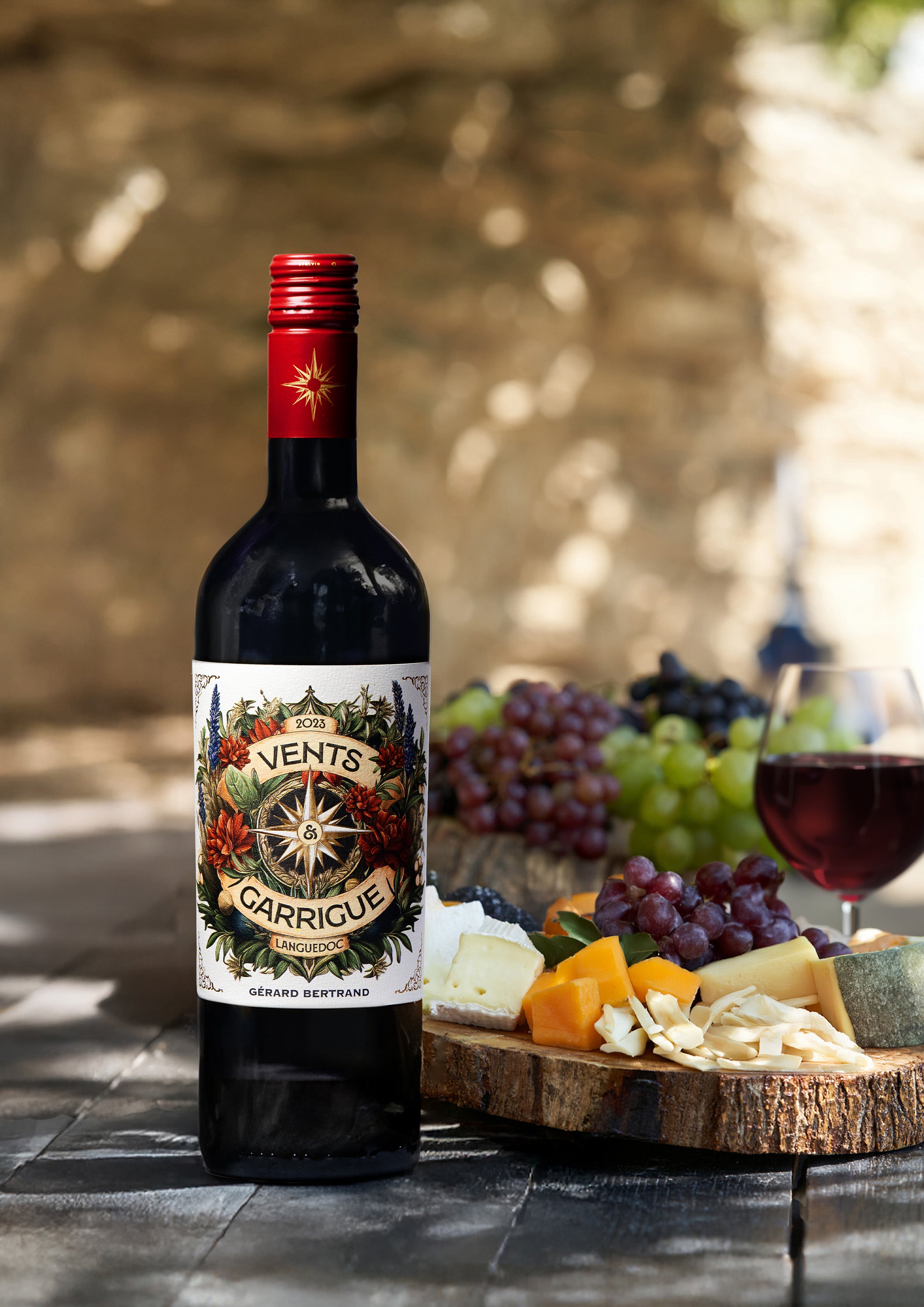 Vents & Garrigue vin rouge bio 2023 Lot 3 Bouteilles 75cl - Gérard Bertrand