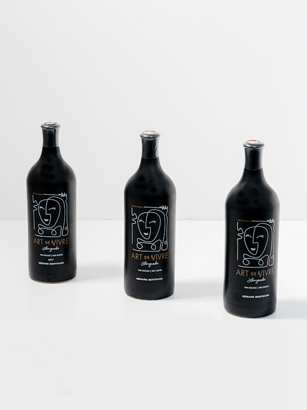 Art de Vivre rouge AOP Languedoc 75cl 2021 3 bouteilles et son coffret - Gérard Bertrand