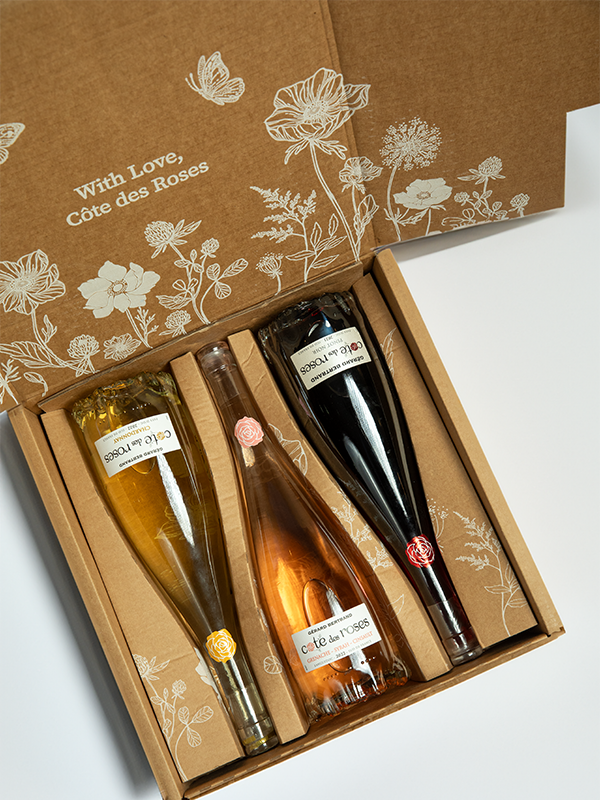 Coffret Cote des Roses rosé, Rouge léger et Sauvignon Blanc - Gérard Bertrand