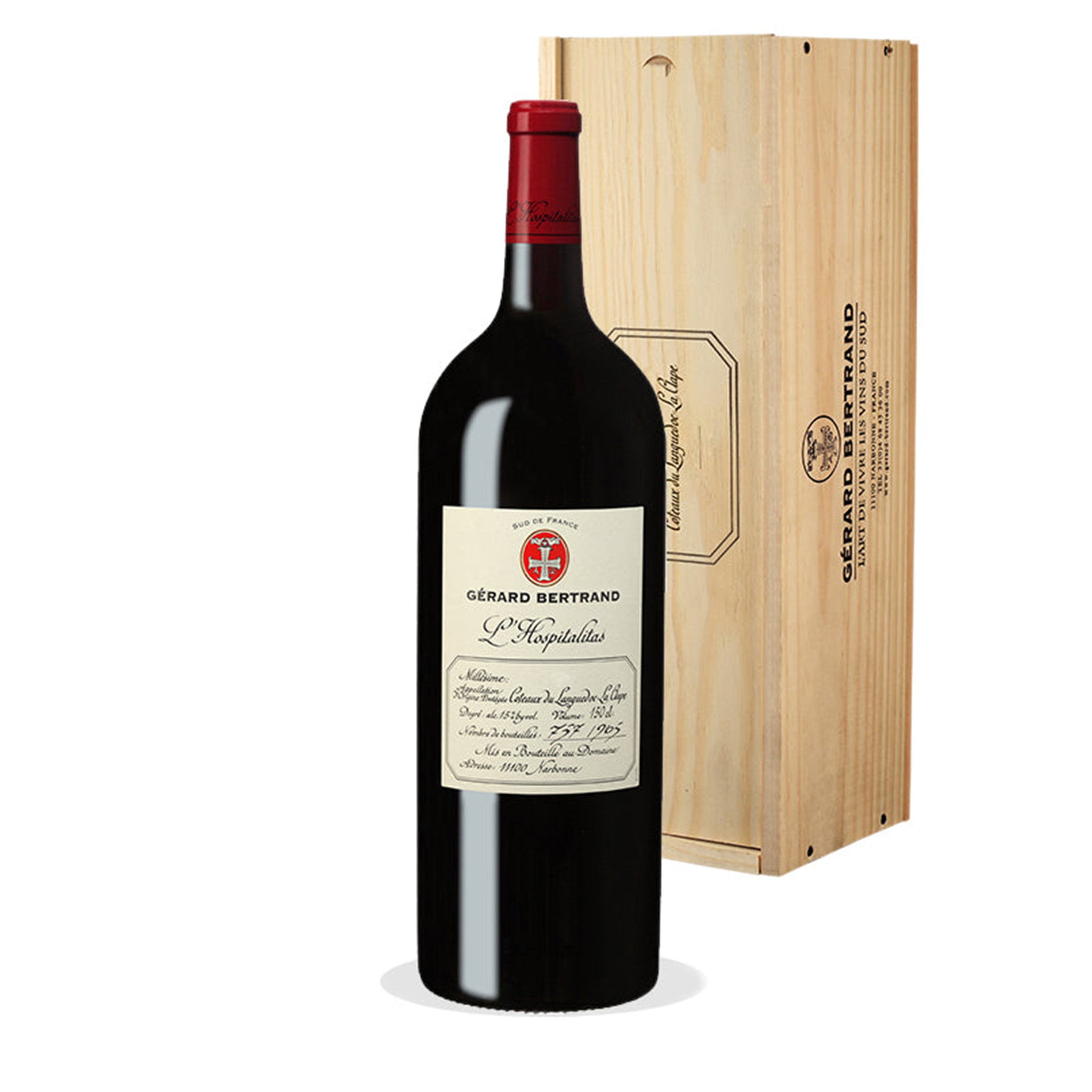 L'Hospitalitas 2014 Magnum avec Caisse Bois - Gérard Bertrand