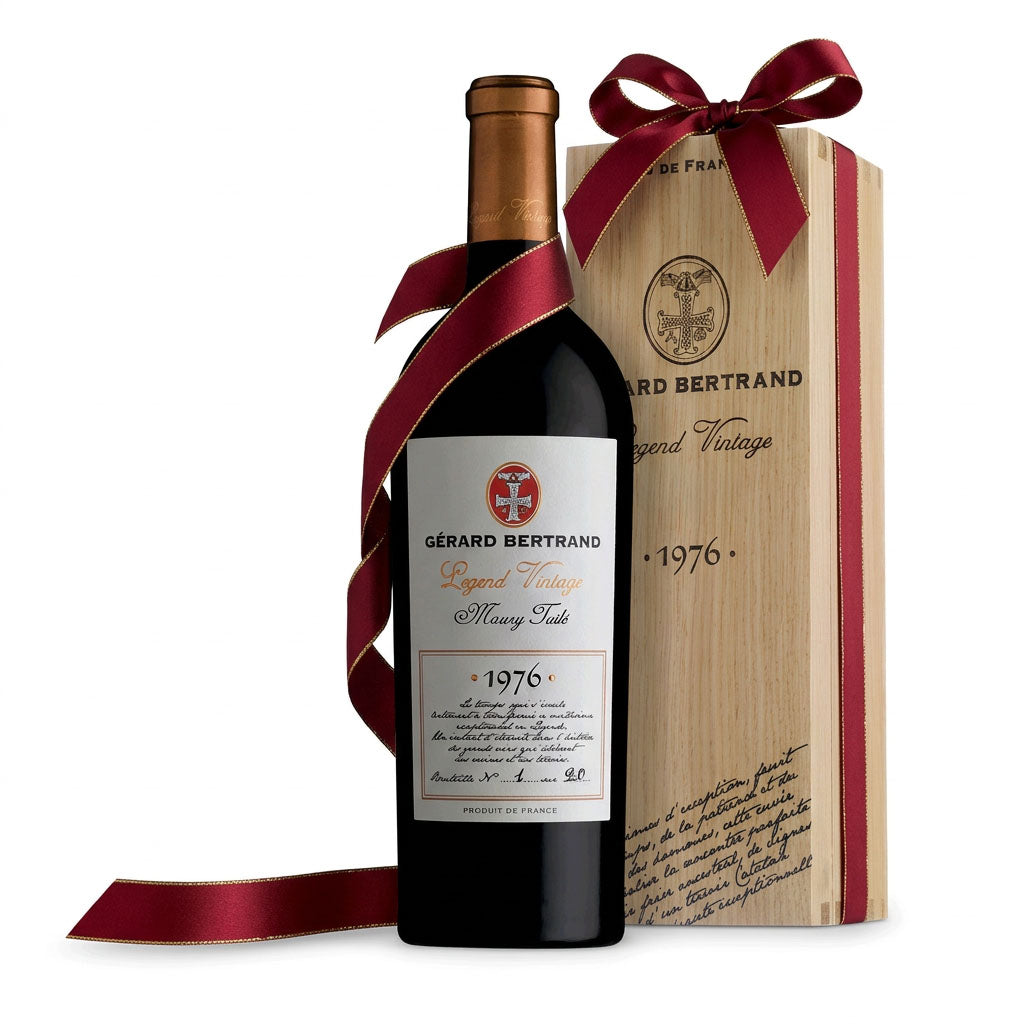 Legend Vintage Naturally Sweet Wines AOP Maury 1976 – 75cl with wooden case