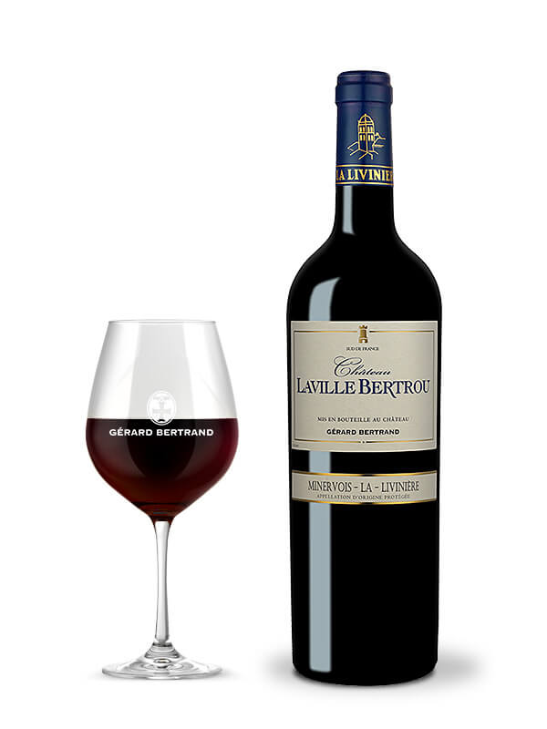 Château Laville Bertrou vin rouge 2018 Magnum 1,5L avec caisse bois - Gérard Bertrand