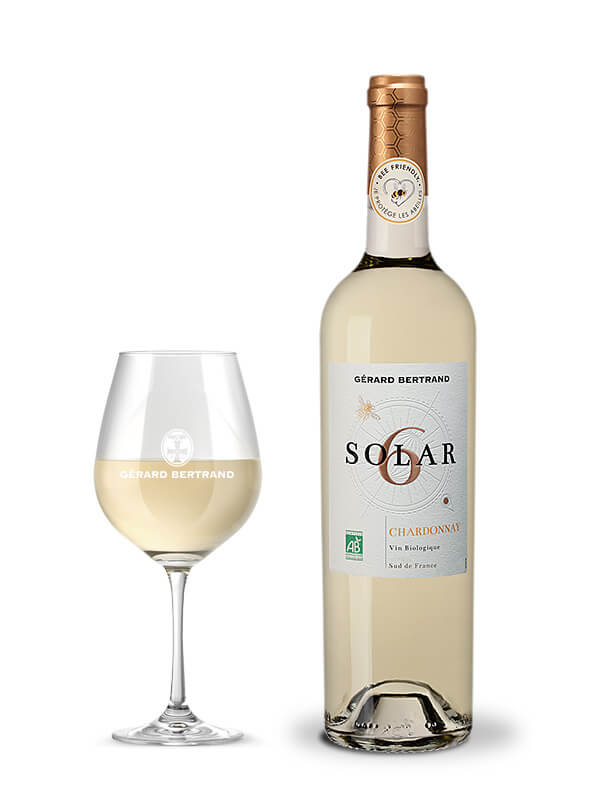Solar6 Chardonnay vin blanc bio beefriendly 2024 75cl - Gérard Bertrand