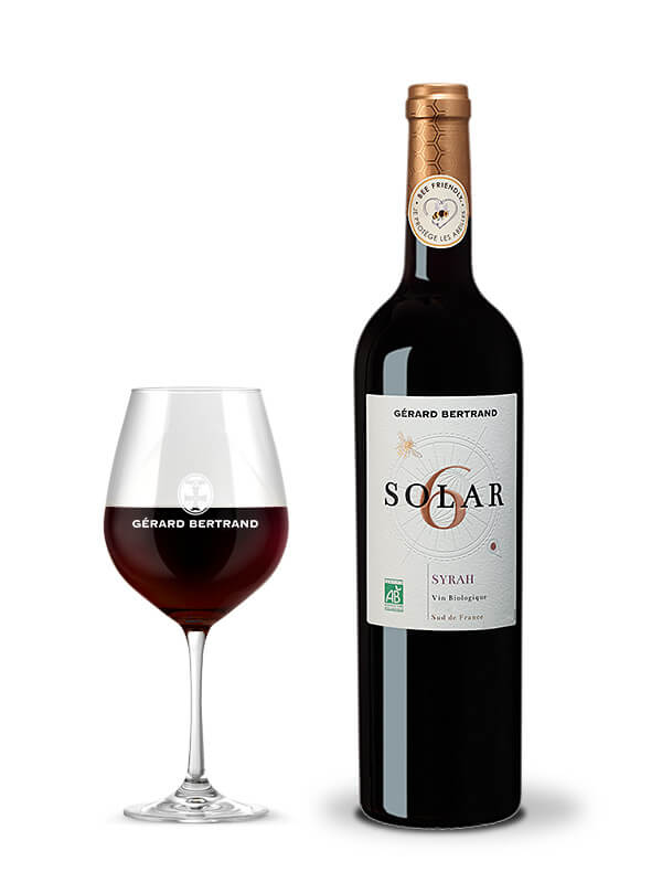 Solar6 Syrah vin rouge bio beefriendly 2022 75cl - Gérard Bertrand