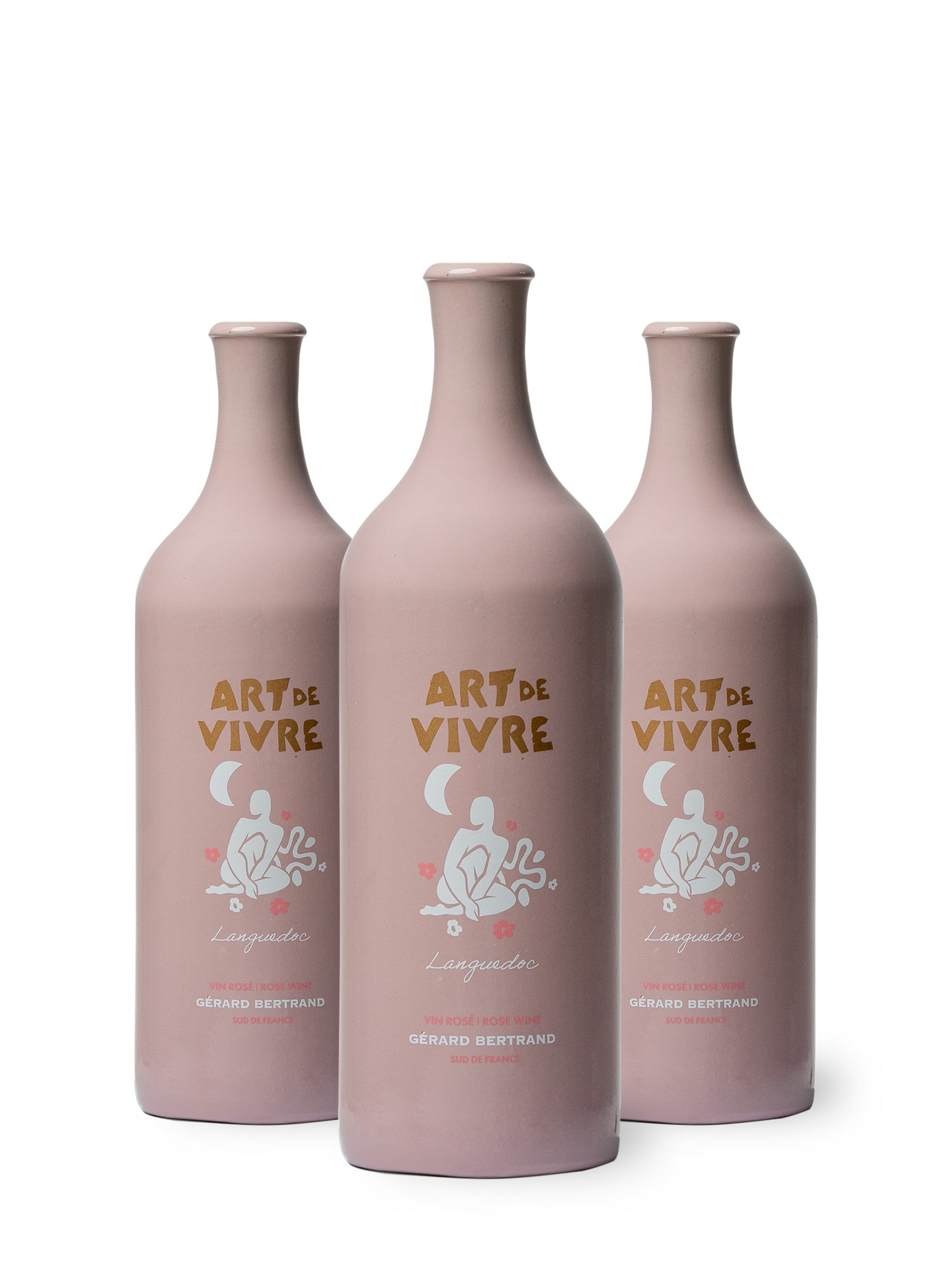 Art de Vivre vin rosé AOP Languedoc 2024 Lot 3 bouteilles 75cl - Gérard Bertrand 