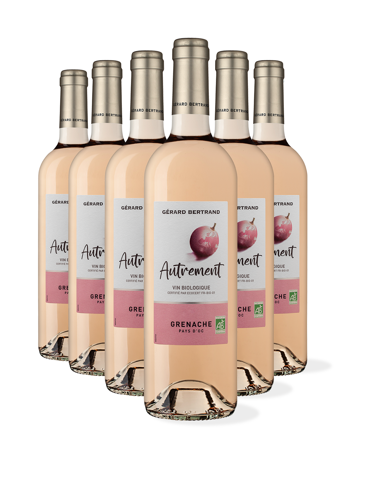 Autrement Grenache rosé 2024 Lot 6 bouteilles 75cl