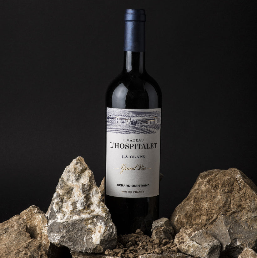 Château L'Hospitalet Grand Vin red wine AOP La Clape 2023 – Pack of 6 75cl bottles - Gérard Bertrand 