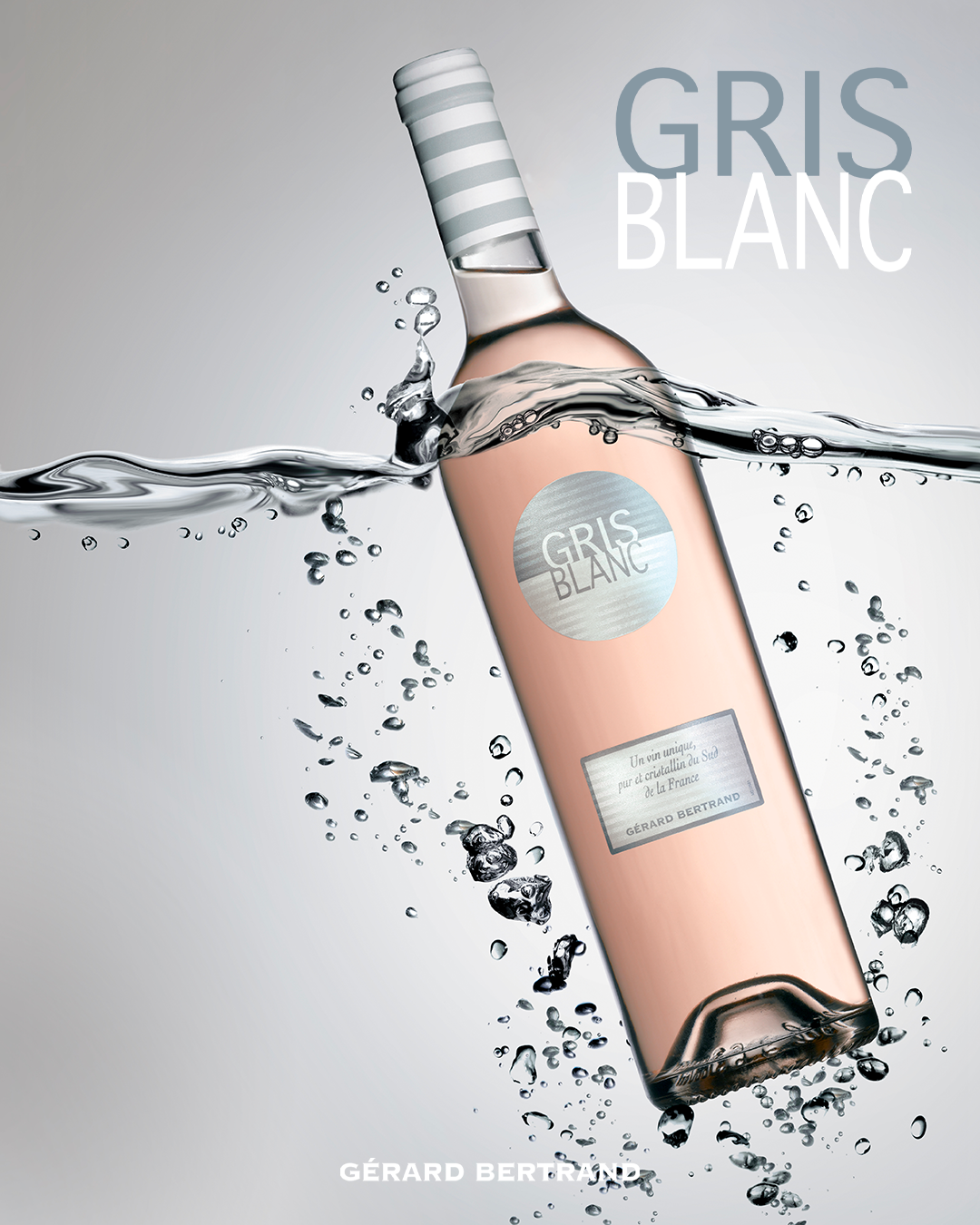 Gris Blanc 2025 75cl vin rosé avec bouchon