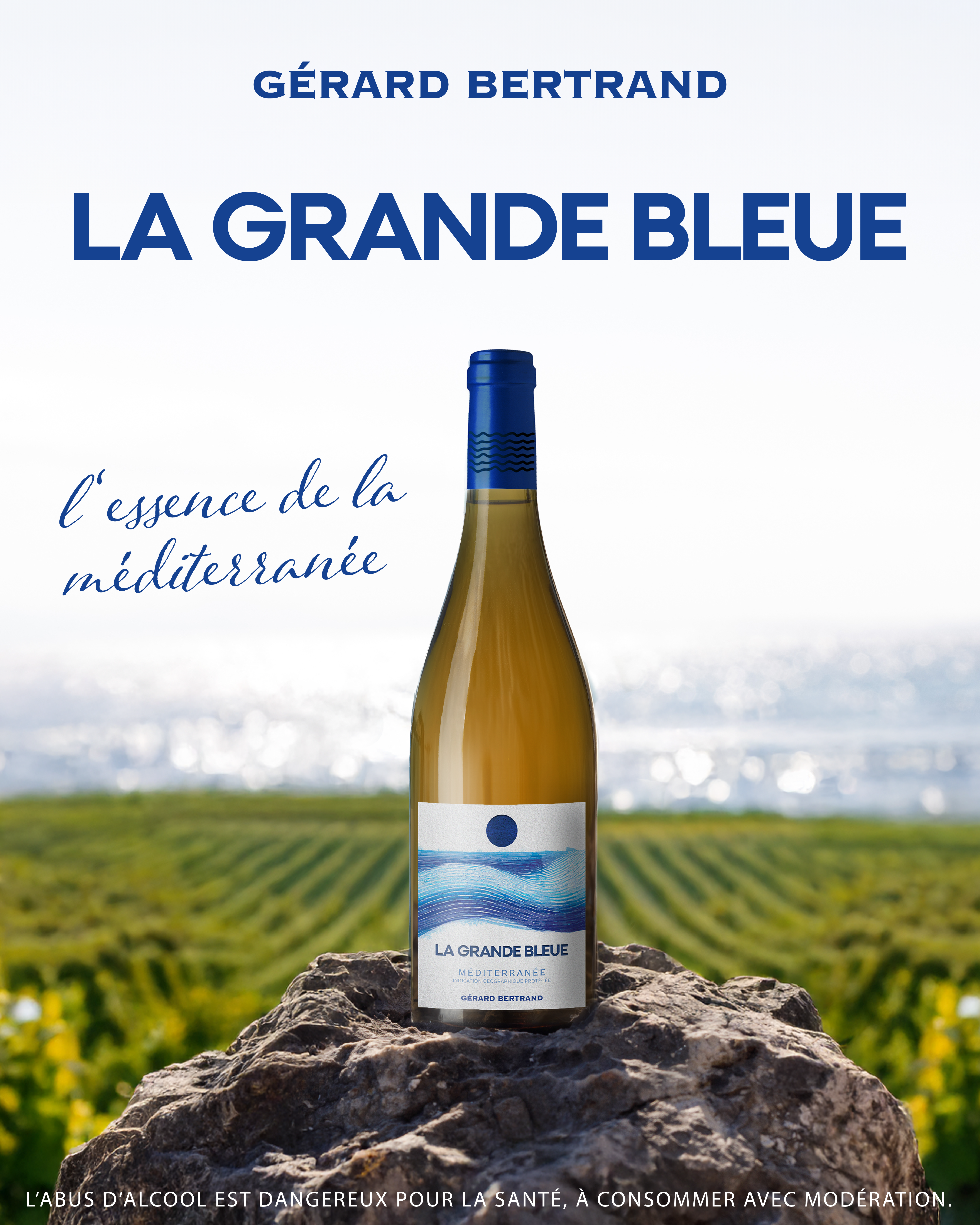 La Grande Bleue 2024 vin blanc bio Lot 6 Magnum 150cl