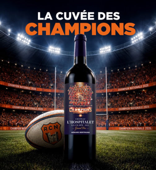 RCN Cuvée des Champions 2026 - Château l'Hospitalet Grand Vin rouge 2023 Edition limitée